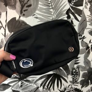 Black PSU Lululemon Belt Bag